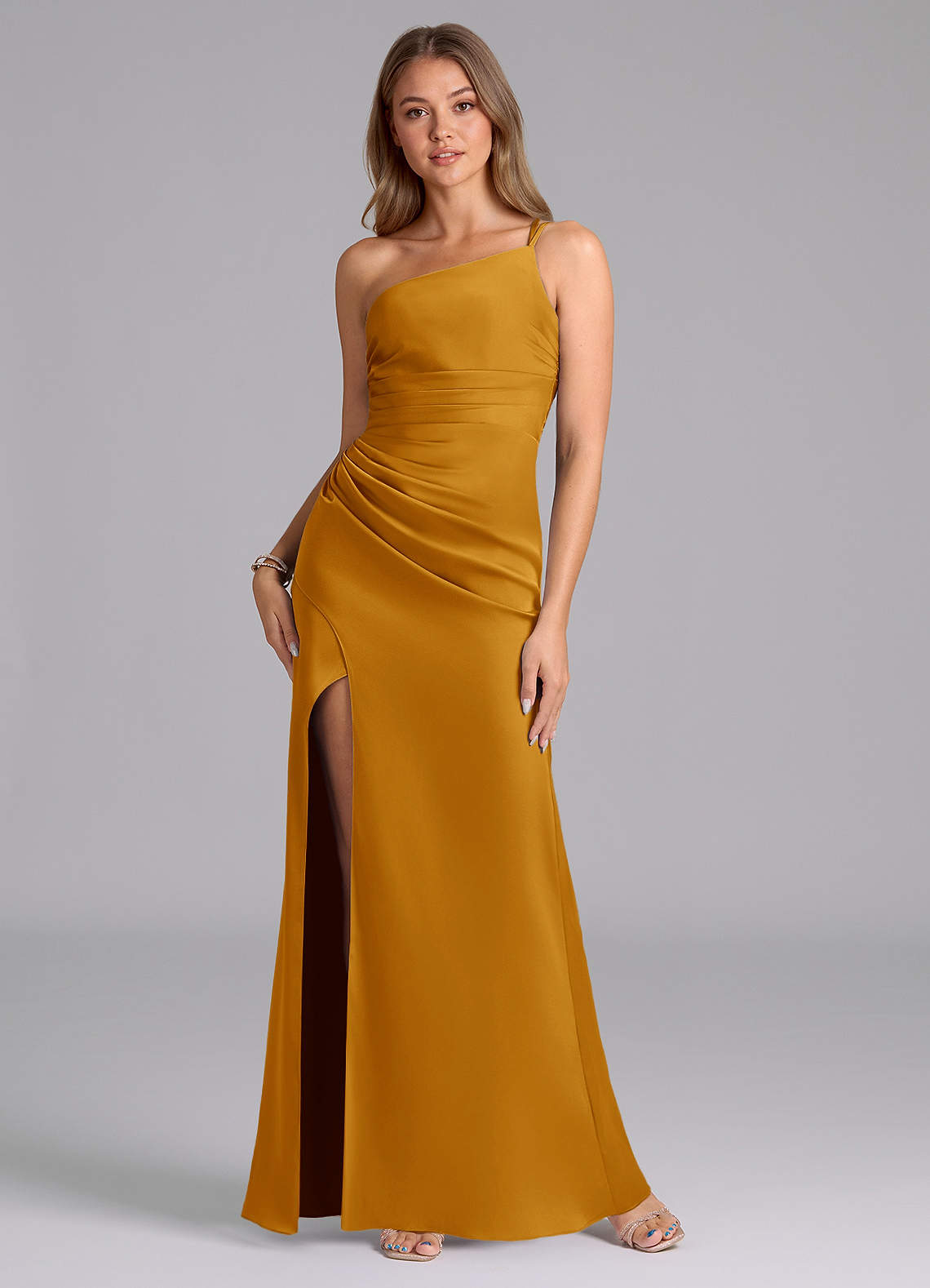 Eren Stretch Satin Dress-AZ5516168 - Final Sale