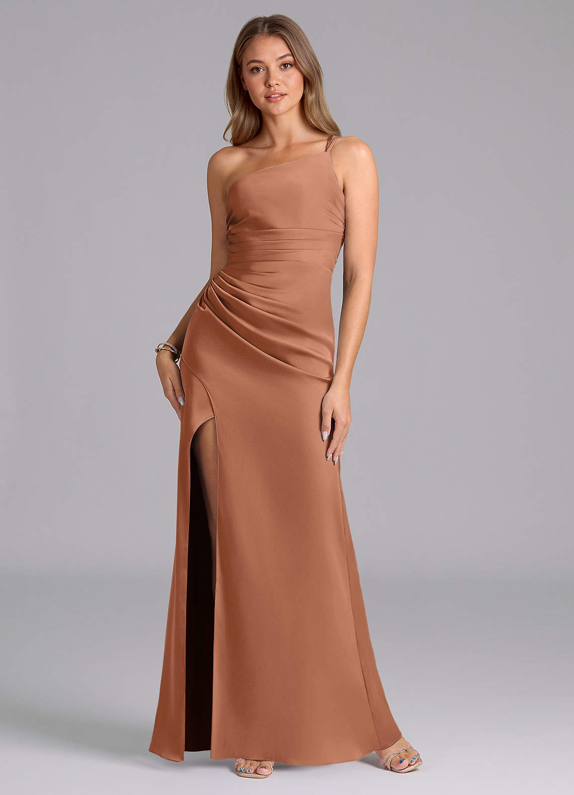 Eren Stretch Satin Dress-AZ5796411 - Final Sale