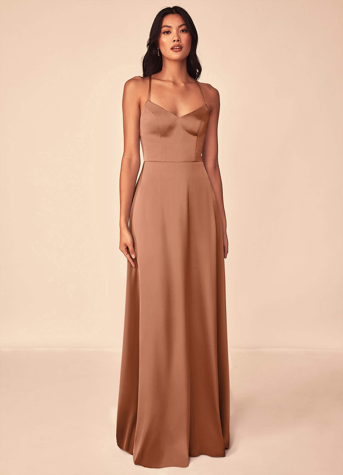Mei Stretch Satin Dress-AZ6654507 - Final Sale