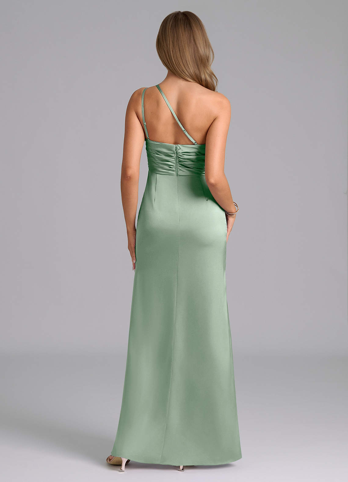Eren Stretch Satin Dress-AZ4819901 - Final Sale