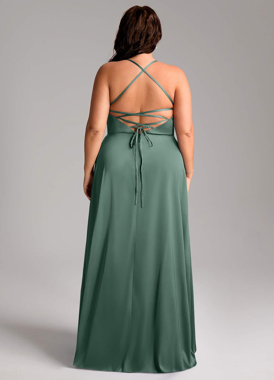 Mei Stretch Satin Dress-AZ6026210 - Final Sale