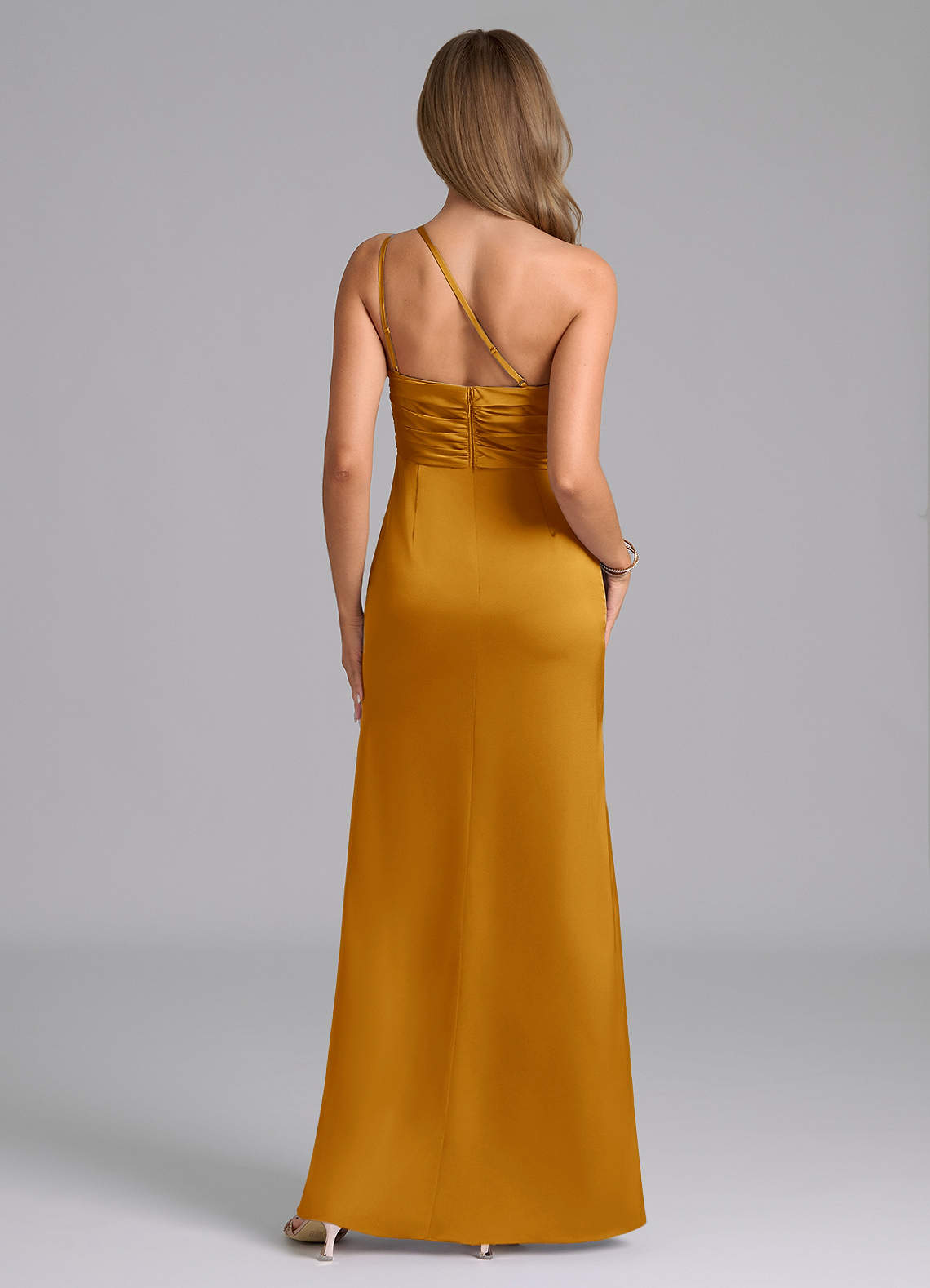 Eren Stretch Satin Dress-AZ5516168 - Final Sale