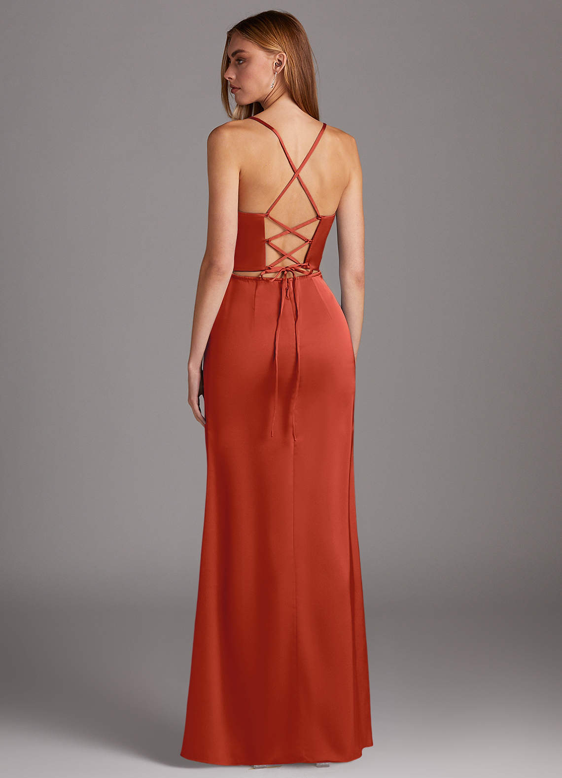 Brookelle Stretch Satin Dress-AZ5851161 - Final Sale