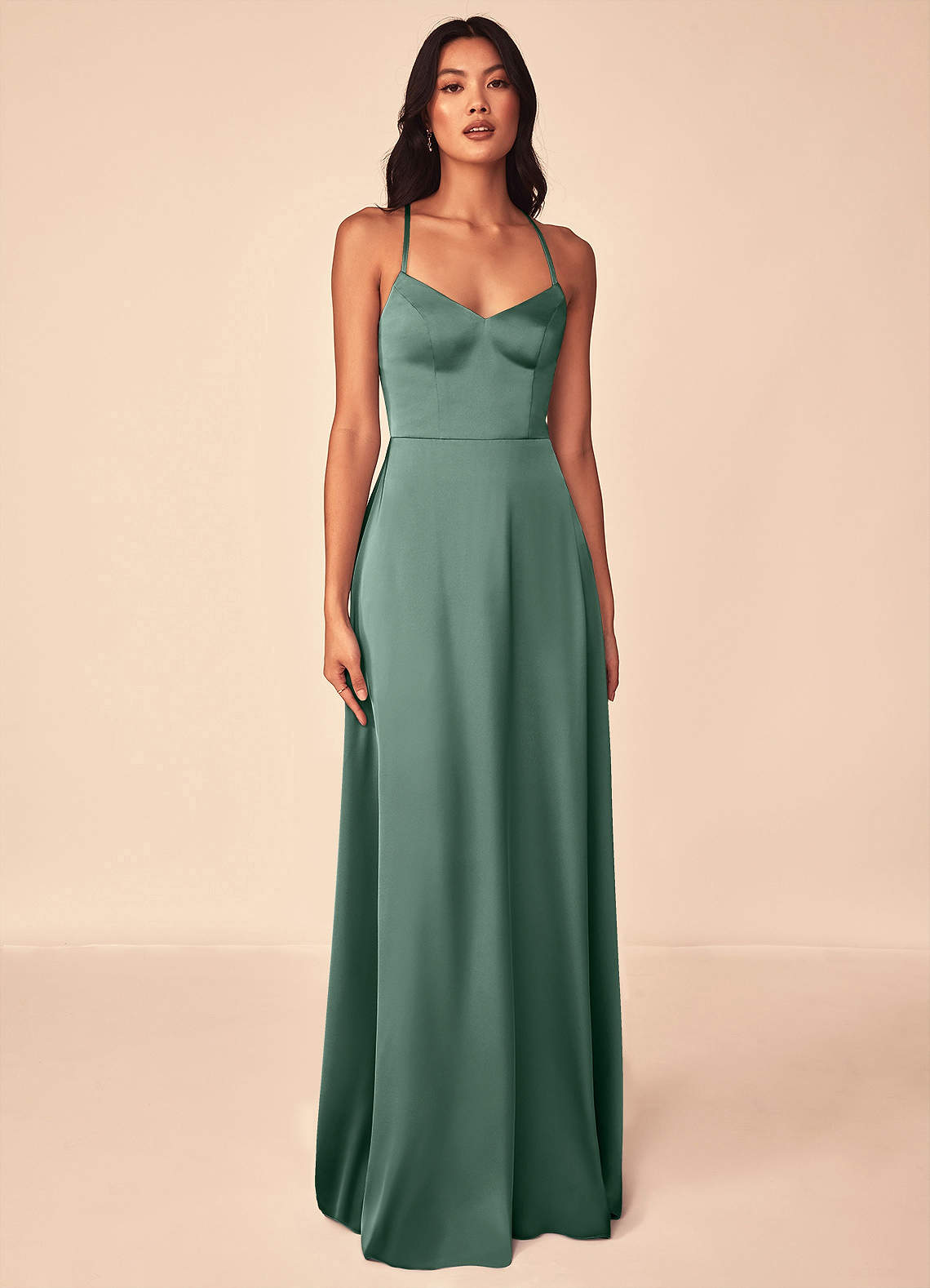 Mei Stretch Satin Dress-AZ6026210 - Final Sale