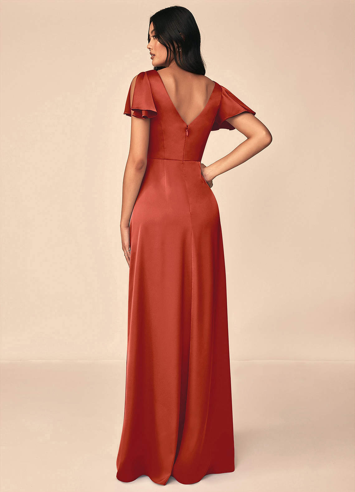 Soren Stretch Satin Dress-AZ5052350 - Final Sale