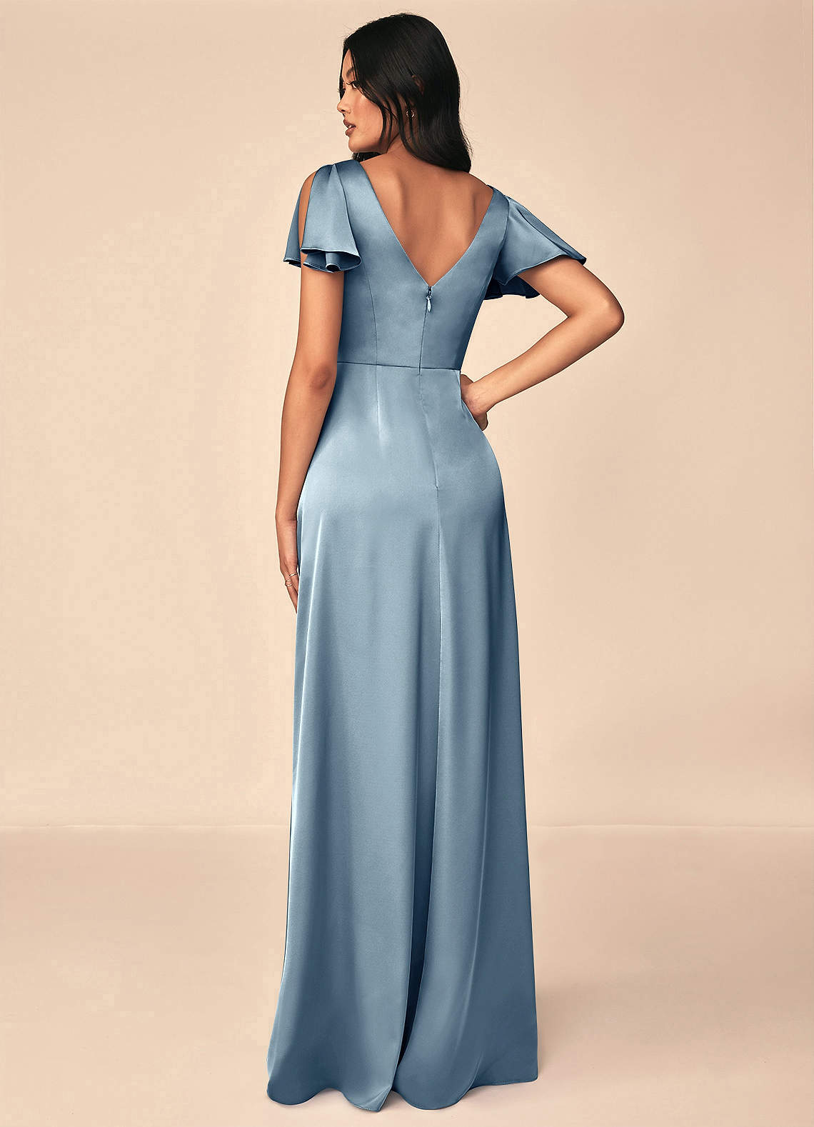 Soren Stretch Satin Dress-AZ5469680 - Final Sale
