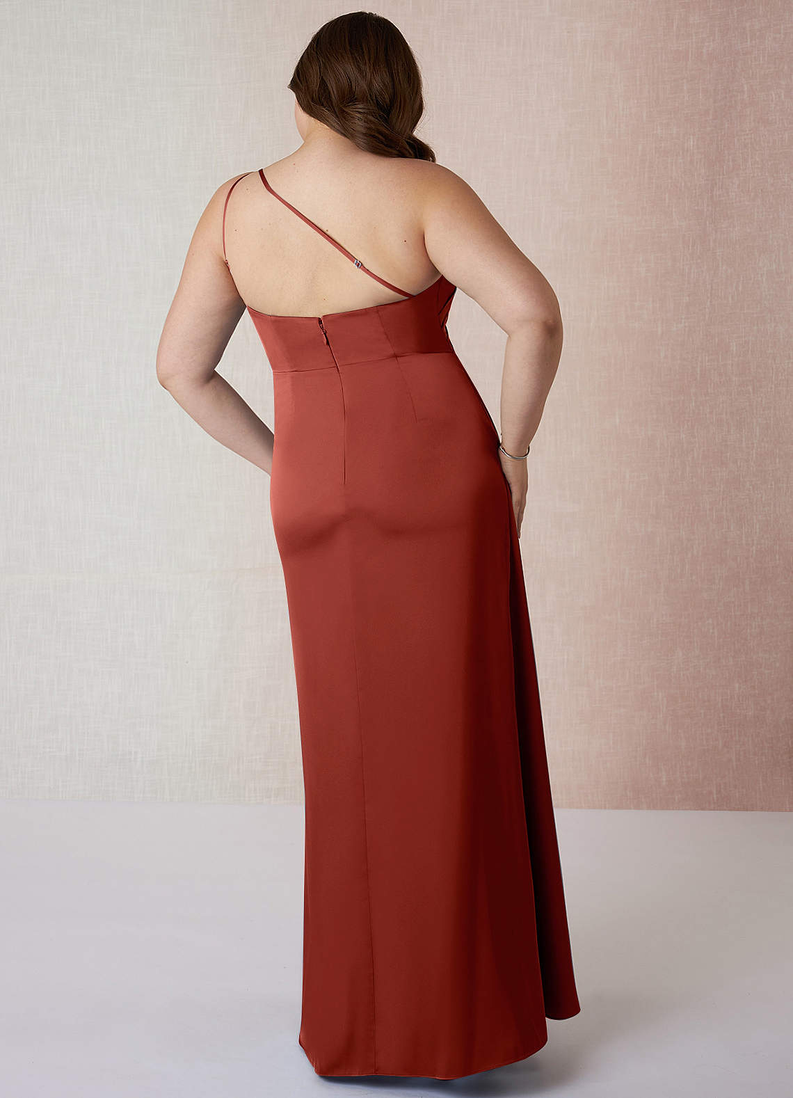 Mika Stretch Satin Dress-AZ4770184-final sale