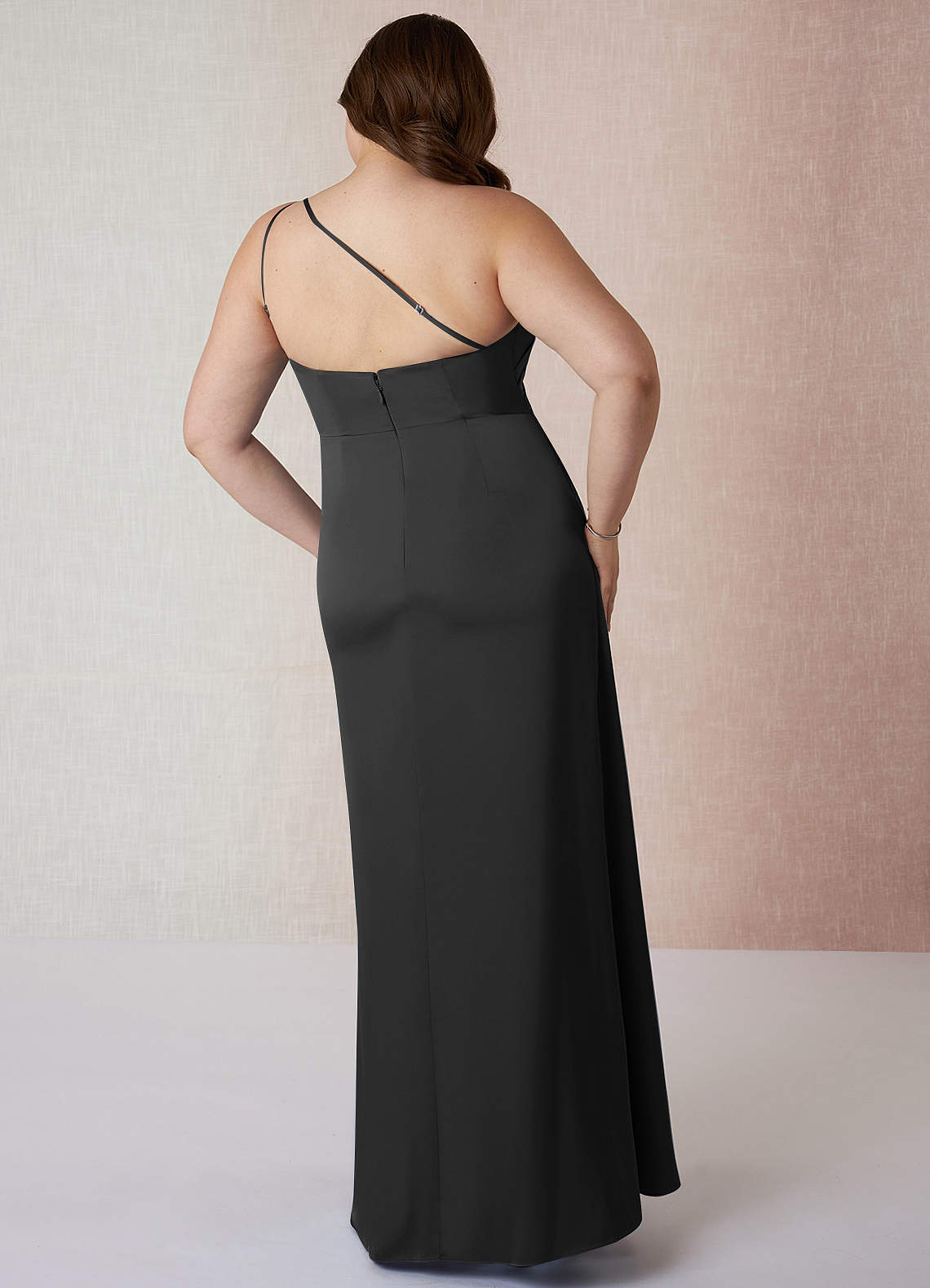 Mika Stretch Satin Dress-AZ5748351-final sale