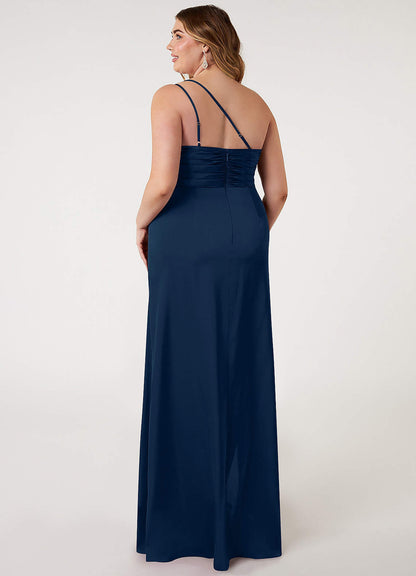 Eren Stretch Satin Dress-AZ7041798 - Final Sale