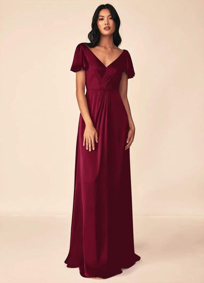 Soren Stretch Satin Dress-AZ94197753-final sale