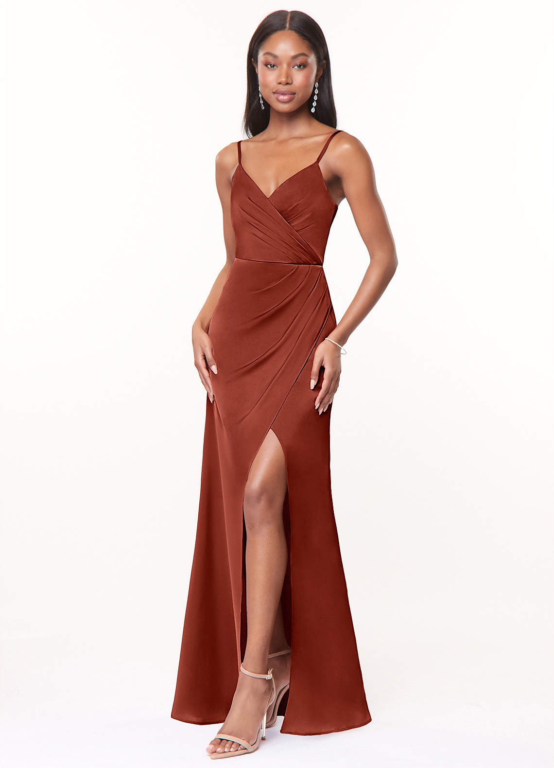 Maci Stretch Satin Dress-AZ5749534 - Final Sale