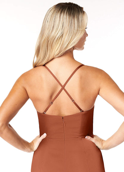 Marzia Stretch Satin Dress-AZ5124098-final sale