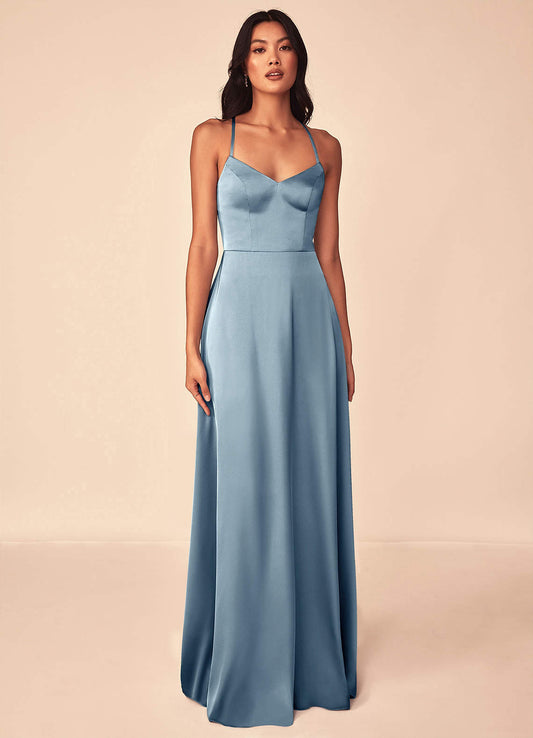 Mei Stretch Satin Dress-AZ5847826 - Final Sale