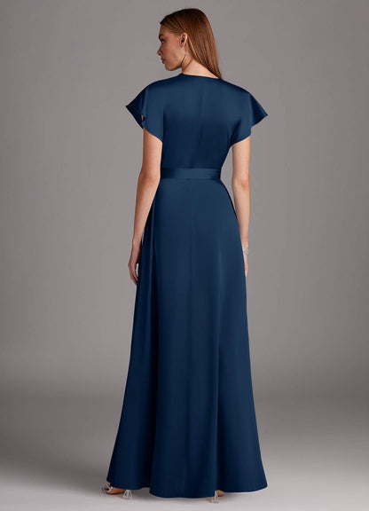 Nico Stretch Satin Dress-AZ5469839-final sale