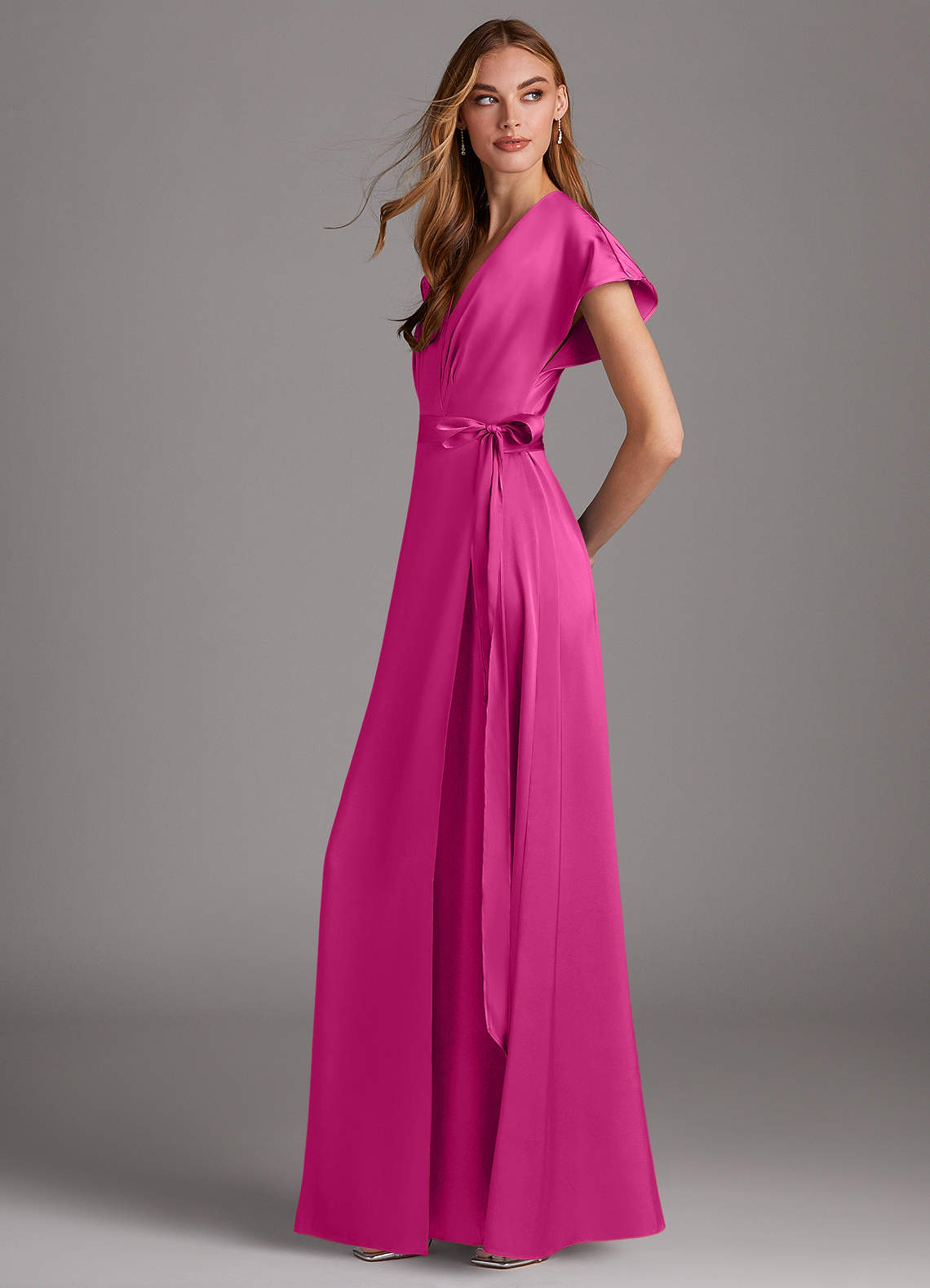 Nico Stretch Satin Dress-AZ48784934-final sale
