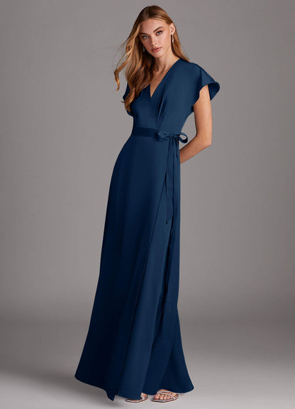 Nico Stretch Satin Dress-AZ5469839-final sale