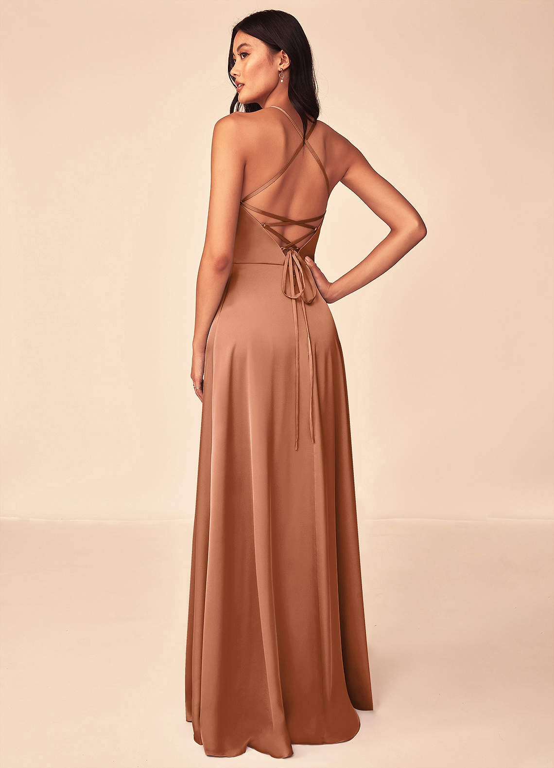 Mei Stretch Satin Dress-AZ6654507 - Final Sale