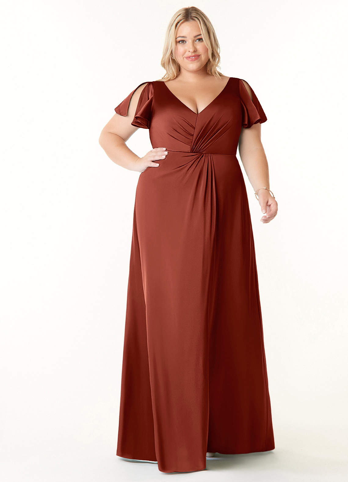 Soren Stretch Satin Dress-AZ6901587 - Final Sale