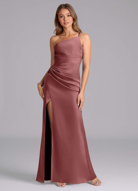Eren Stretch Satin Dress-AZ5964811 - Final Sale