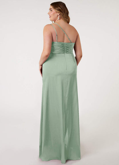 Eren Stretch Satin Dress-AZ4819901 - Final Sale
