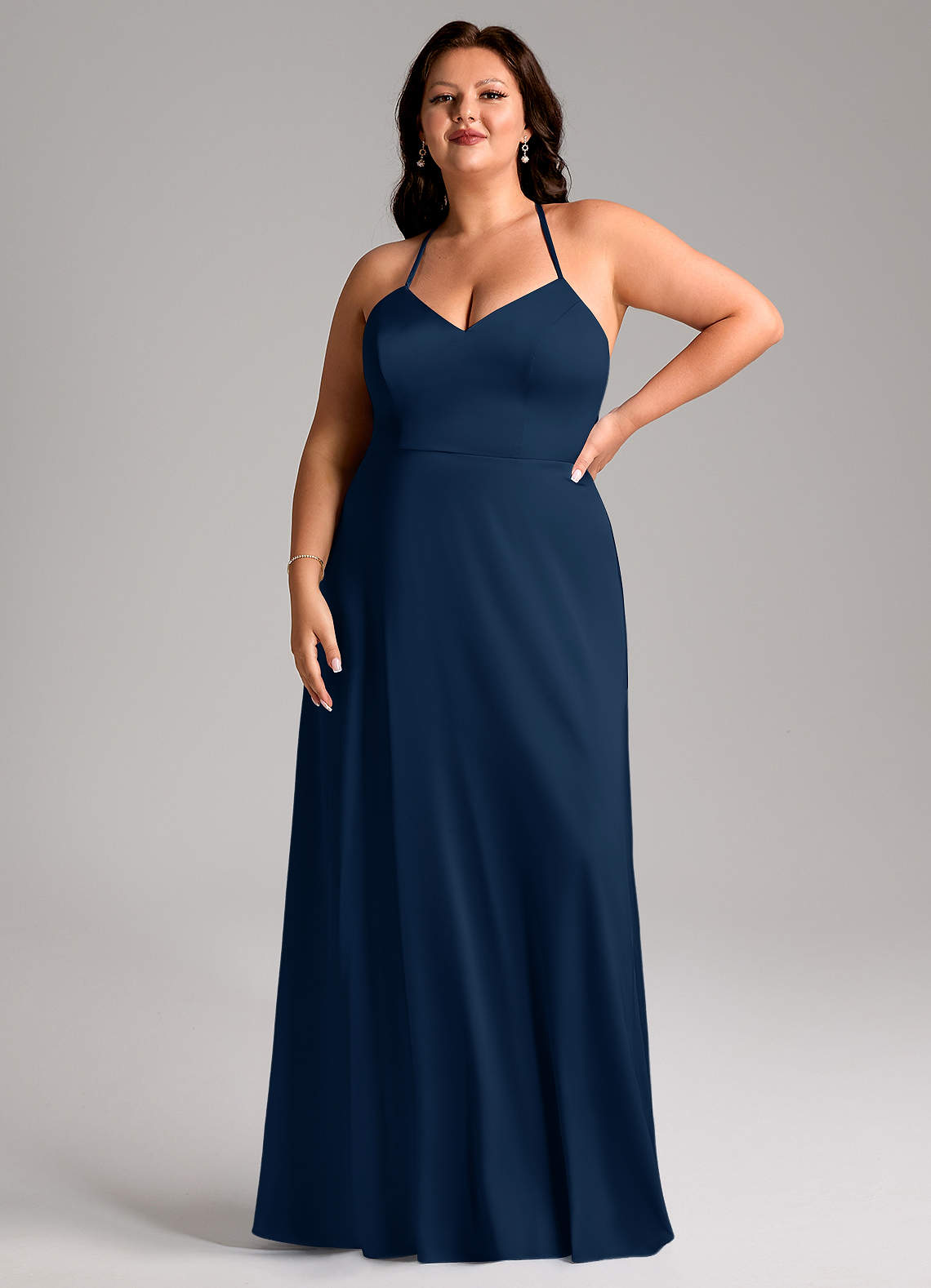 Mei Stretch Satin Dress-AZ5391765 - Final Sale