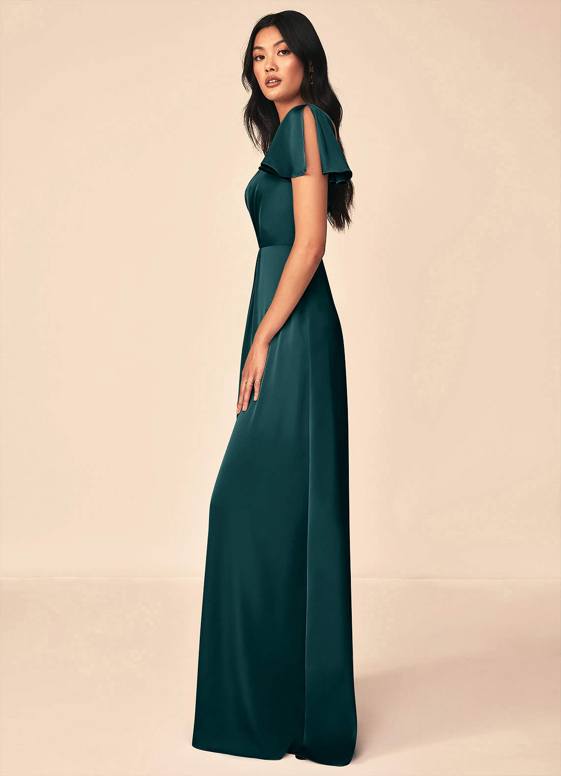 Soren Stretch Satin Dress-AZ5801168 - Final Sale