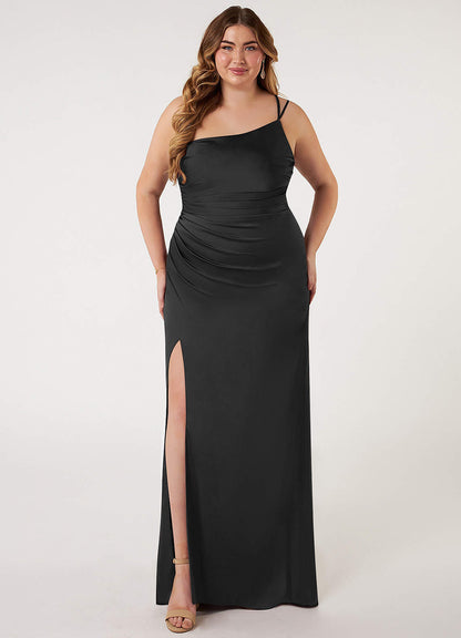 Eren Stretch Satin Dress-AZ5489564 - Final Sale