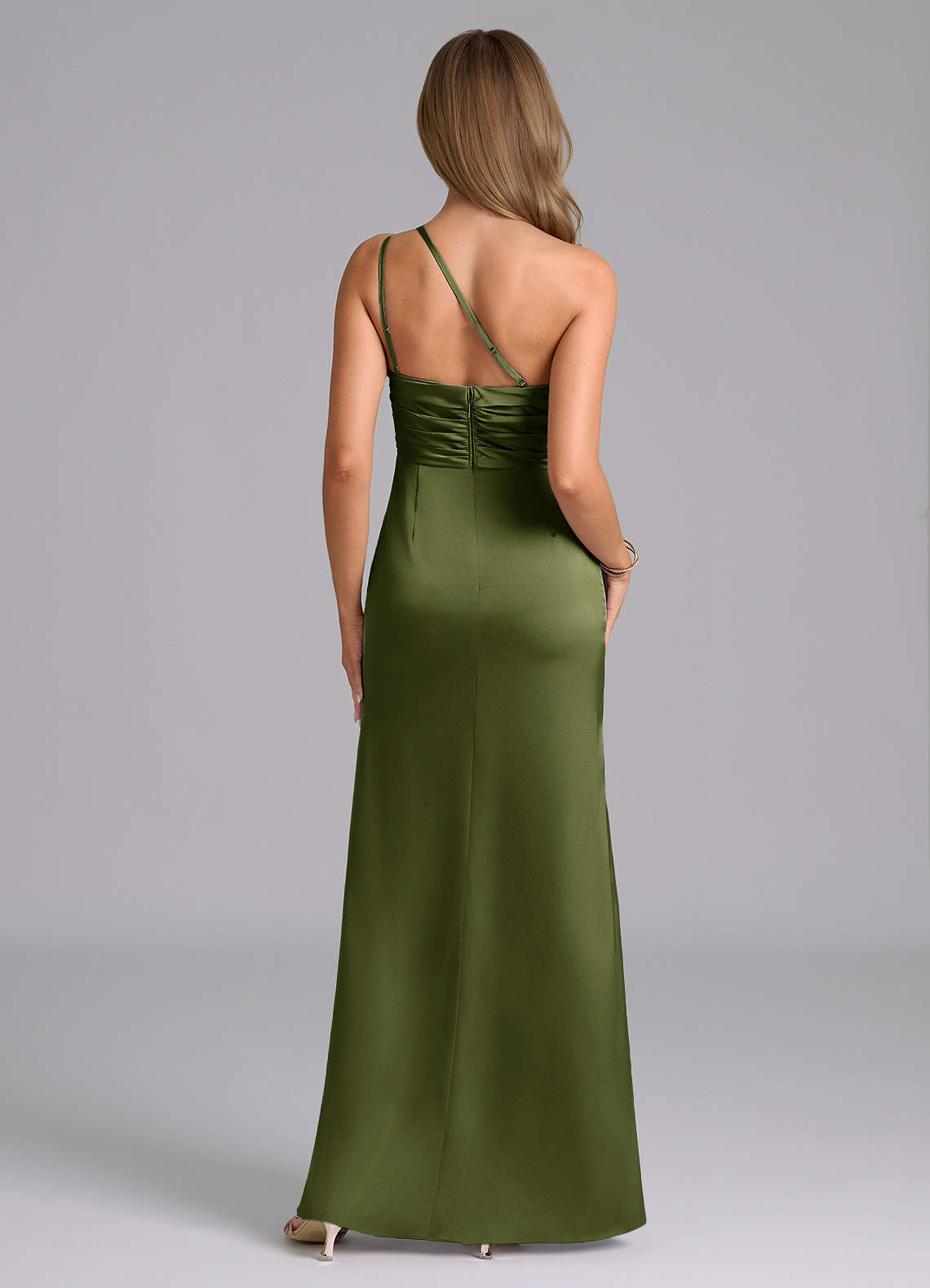 Eren Stretch Satin Dress-AZ60641530 - Final Sale