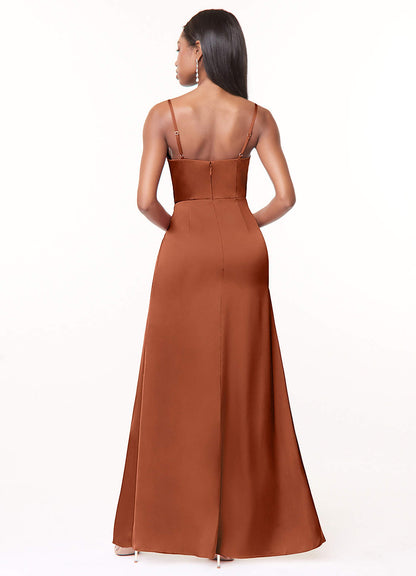Maci Stretch Satin Dress-AZ5273721 - Final Sale