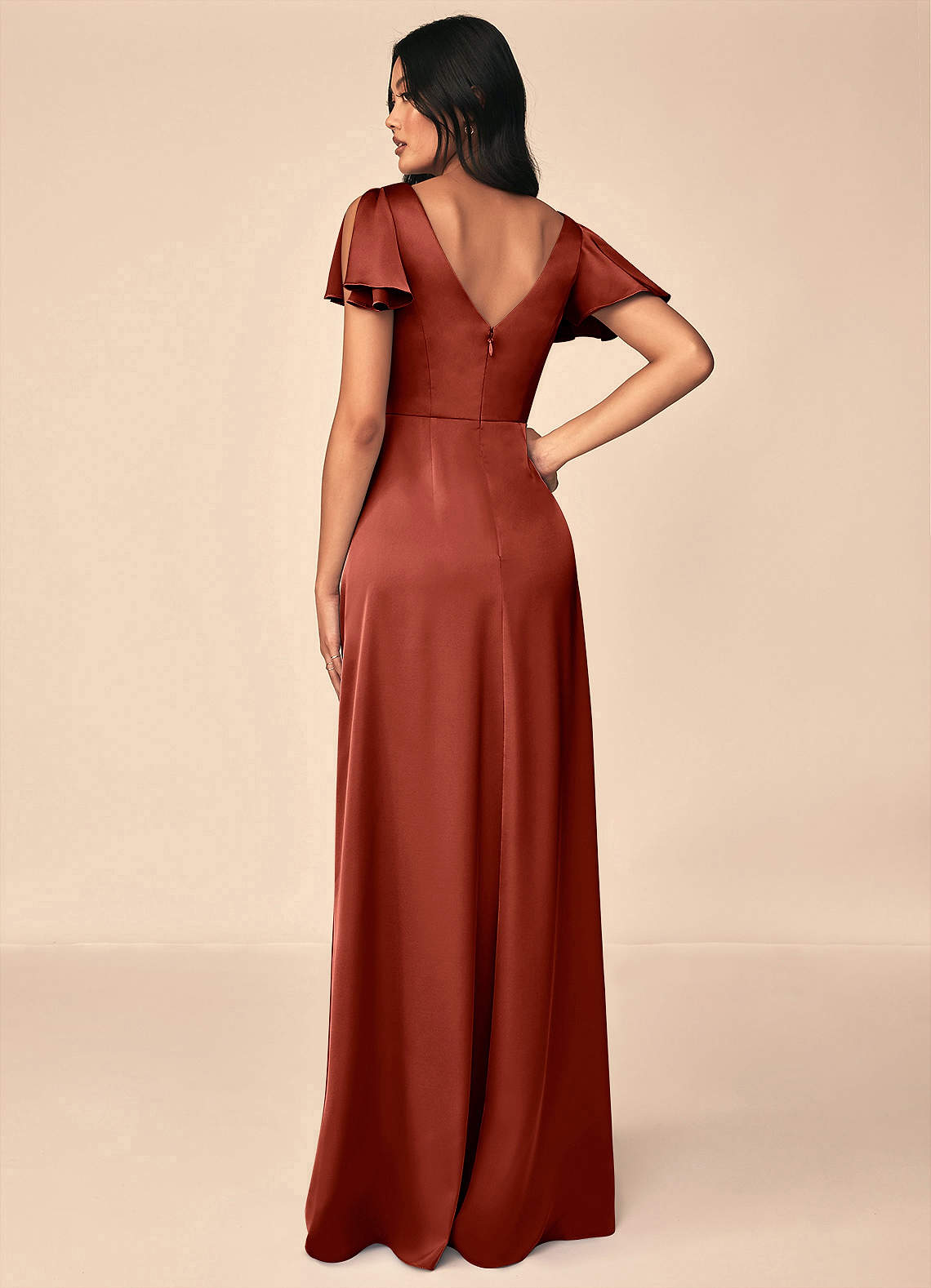 Soren Stretch Satin Dress-AZ6901587 - Final Sale