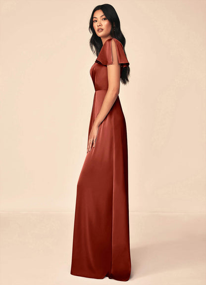 Soren Stretch Satin Dress-AZ6901587 - Final Sale