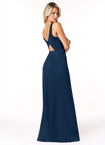 Jess Stretch Satin Dress-AZ6626951-final sale