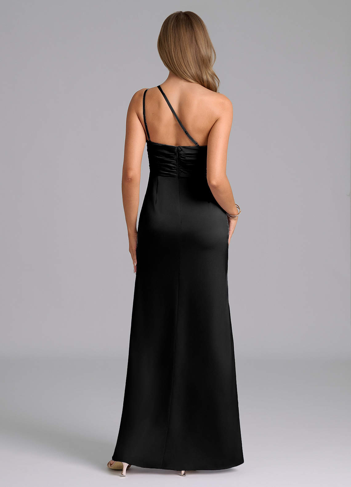 Eren Stretch Satin Dress-AZ5489564 - Final Sale