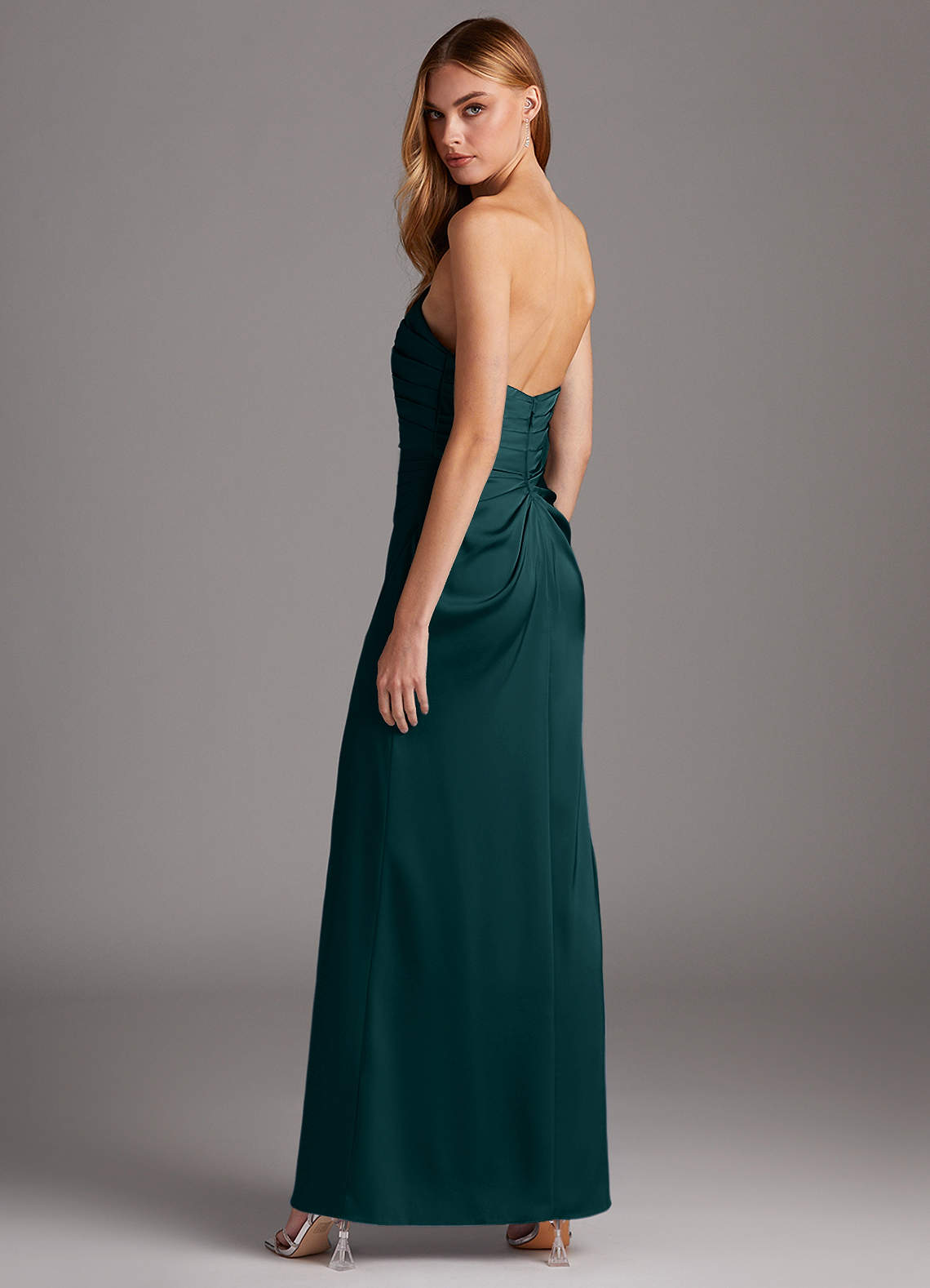 Lexie Stretch Satin Dress-AZ6248911-final sale