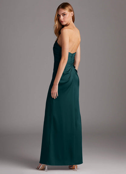 Lexie Stretch Satin Dress-AZ6248911-final sale