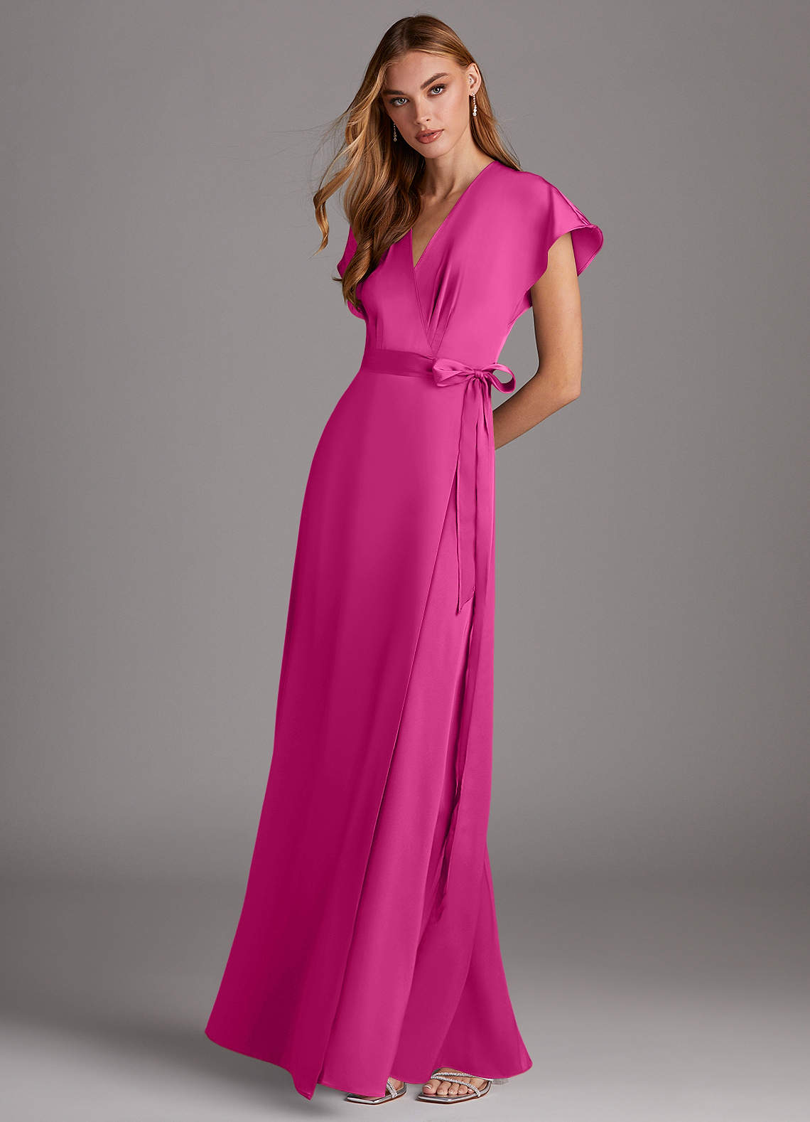 Nico Stretch Satin Dress-AZ48784934-final sale