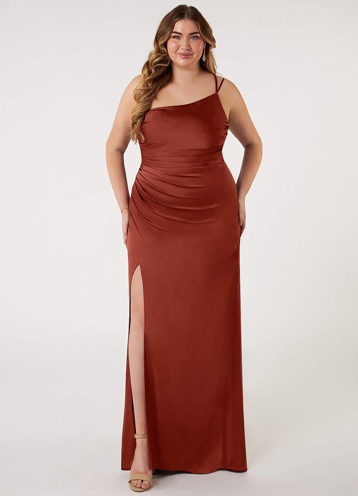 Eren Stretch Satin Dress-AZ5056920 - Final Sale