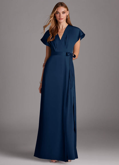Nico Stretch Satin Dress-AZ5469839-final sale