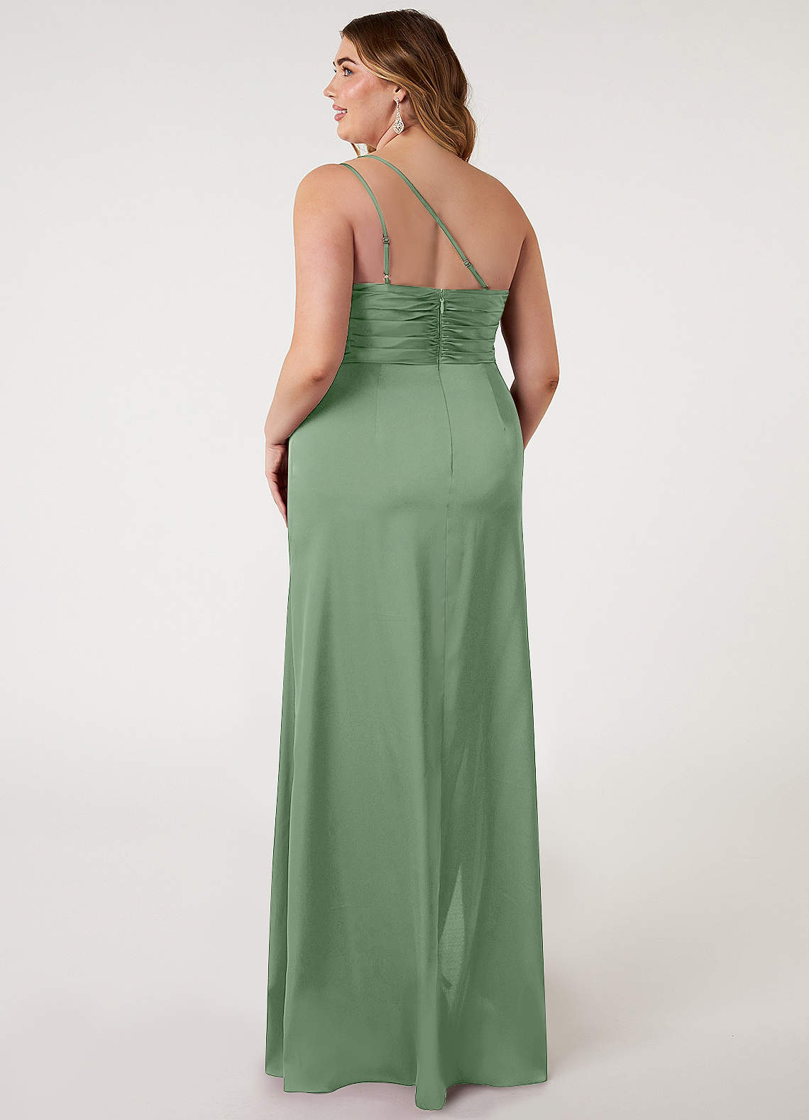 Eren Stretch Satin Dress-AZ5774495-final sale