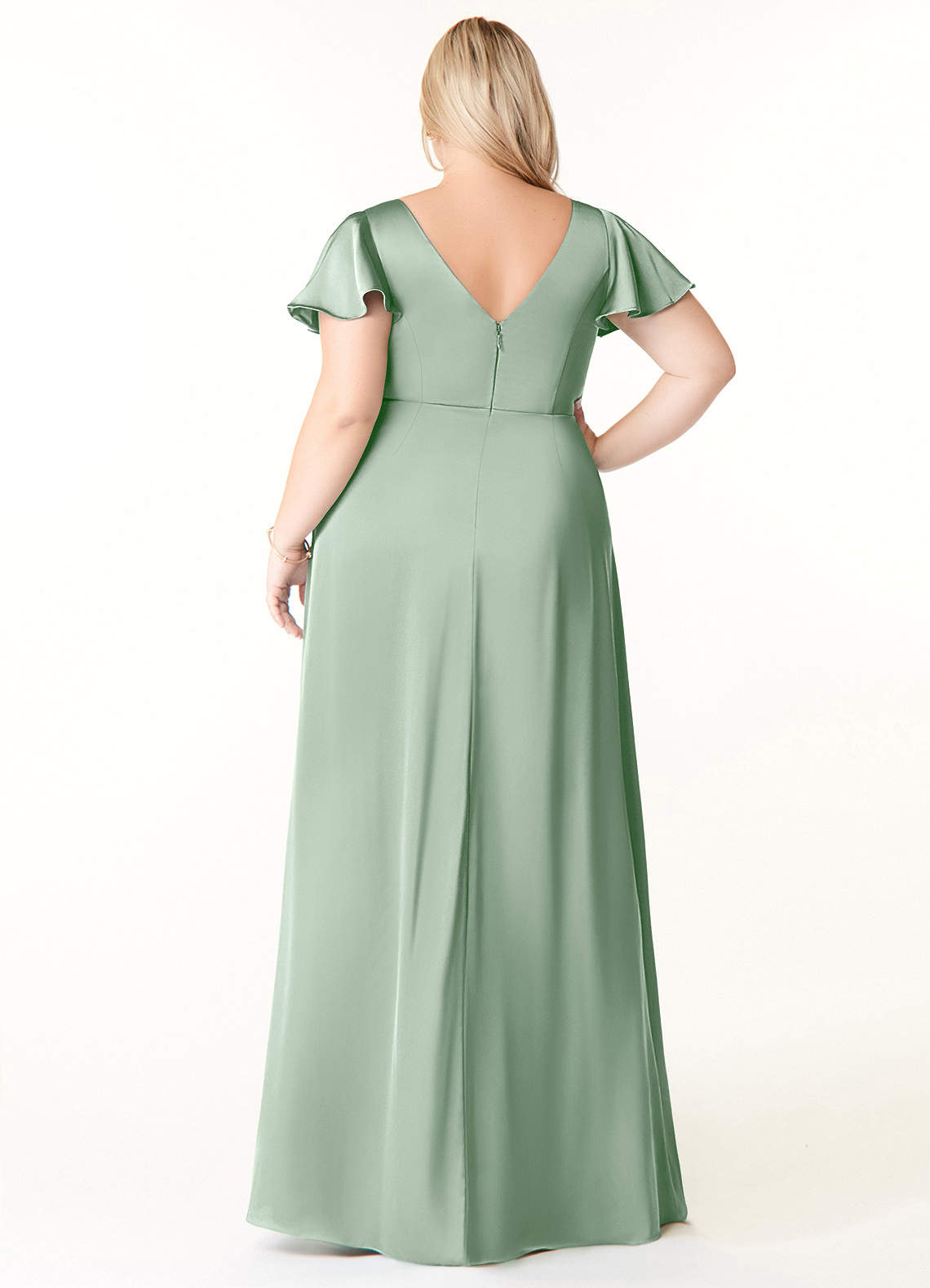 Soren Stretch Satin Dress-AZ5371127 - Final Sale