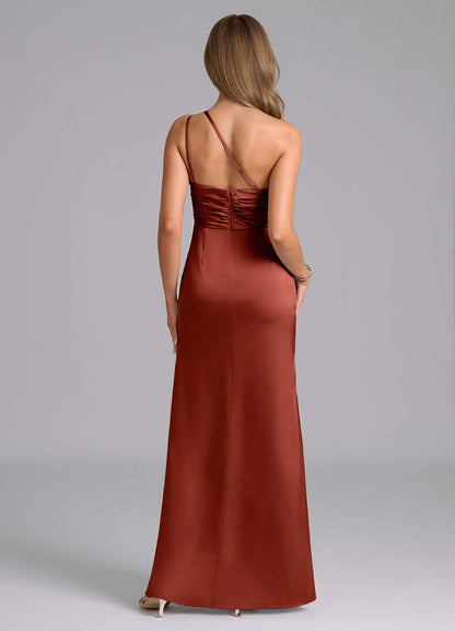 Eren Stretch Satin Dress-AZ5056920 - Final Sale