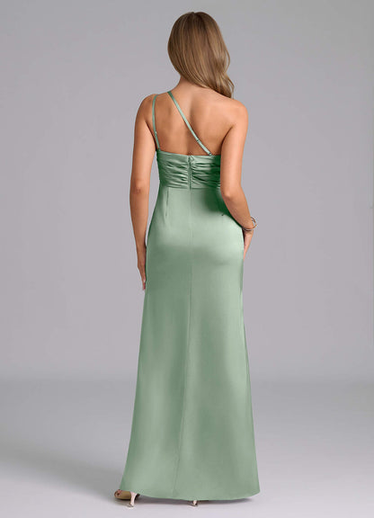 Eren Stretch Satin Dress-AZ4819901 - Final Sale