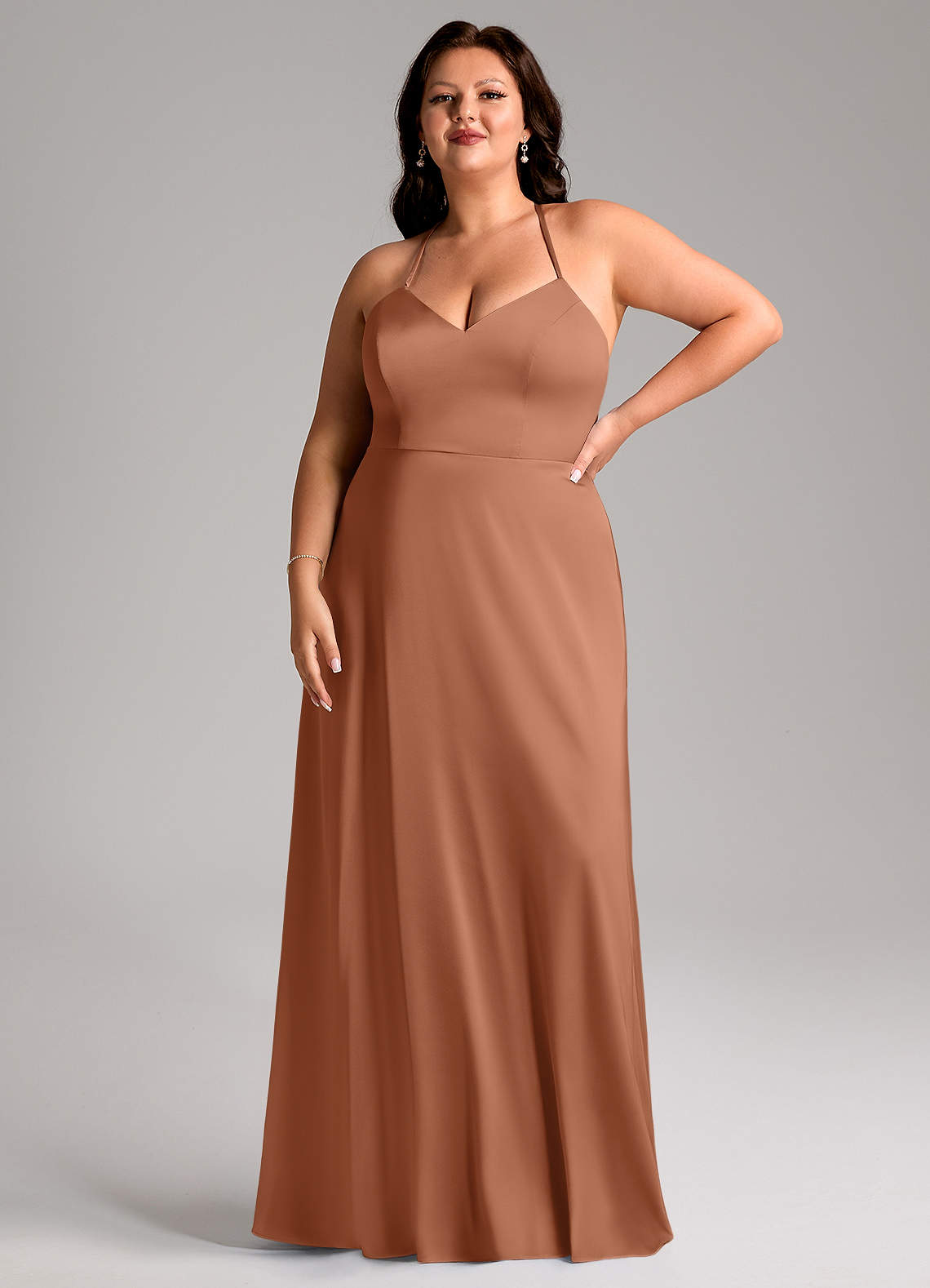 Mei Stretch Satin Dress-AZ6654507 - Final Sale