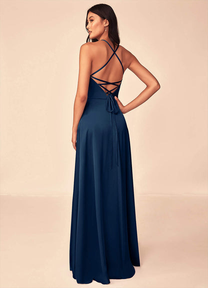 Mei Stretch Satin Dress-AZ5391765 - Final Sale
