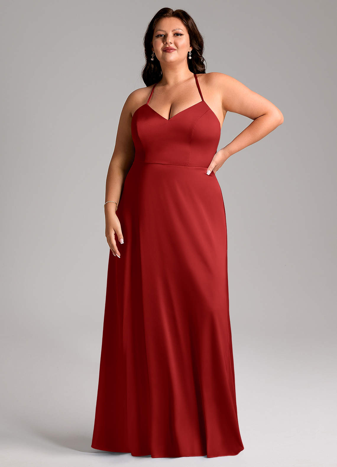 Mei Stretch Satin Dress-AZ99127343 - Final Sale