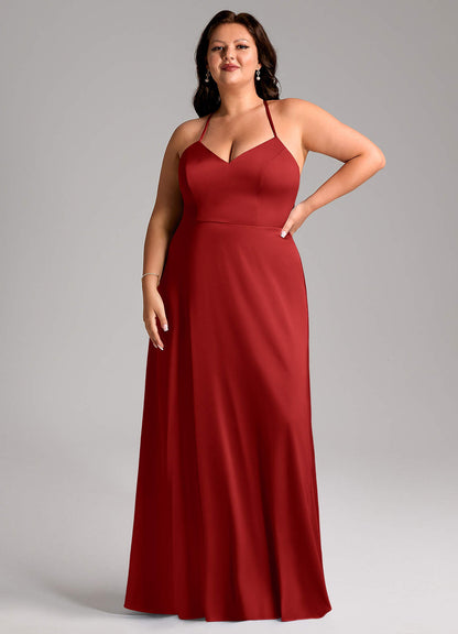 Mei Stretch Satin Dress-AZ99127343 - Final Sale