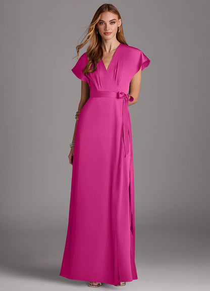 Nico Stretch Satin Dress-AZ48784934-final sale