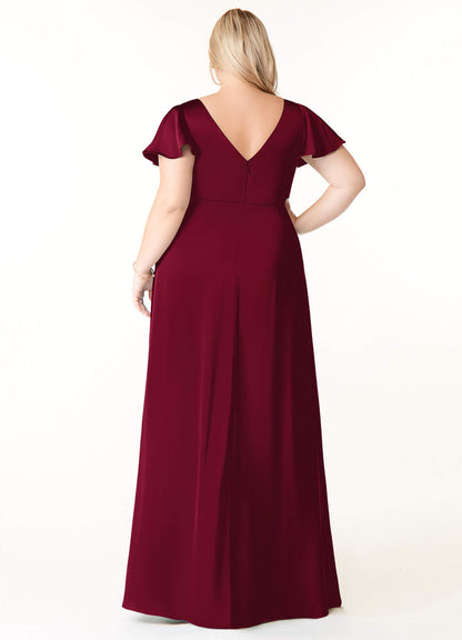 Soren Stretch Satin Dress-AZ94197753-final sale