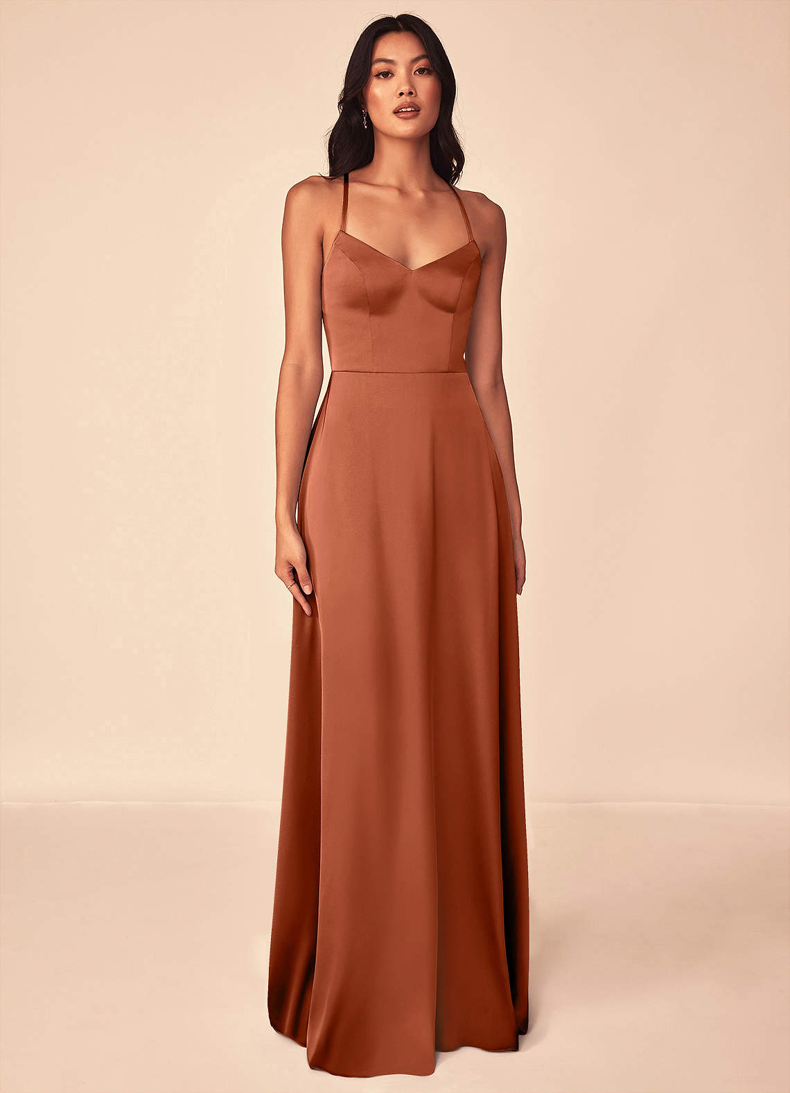 Mei Stretch Satin Dress-AZ5222814 - Final Sale