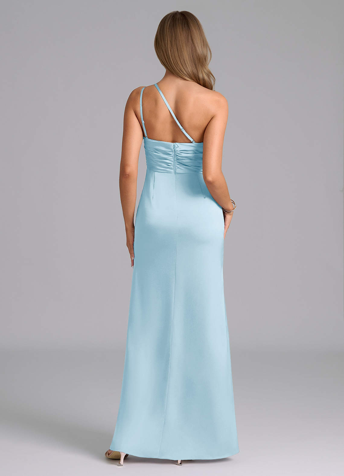 Eren Stretch Satin Dress-AZ66344550 - Final Sale